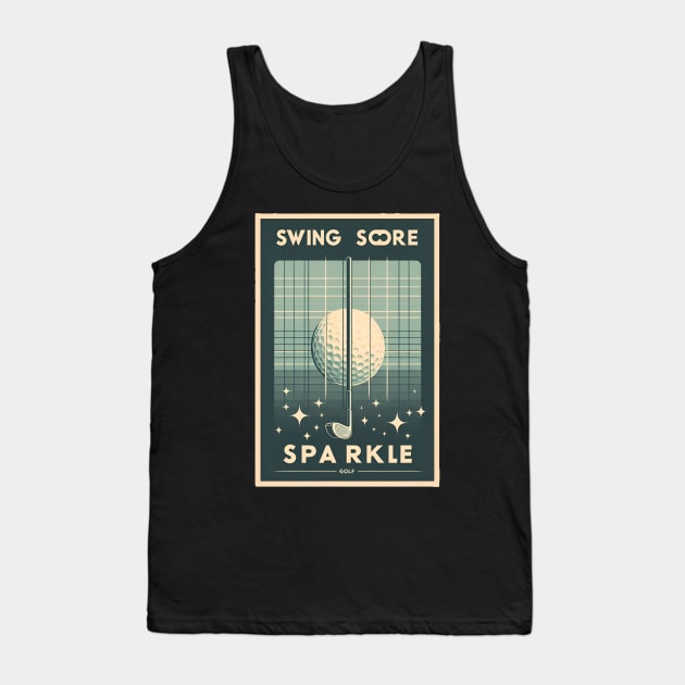 Swing Score Sparkle Tank Top by CreationArt8